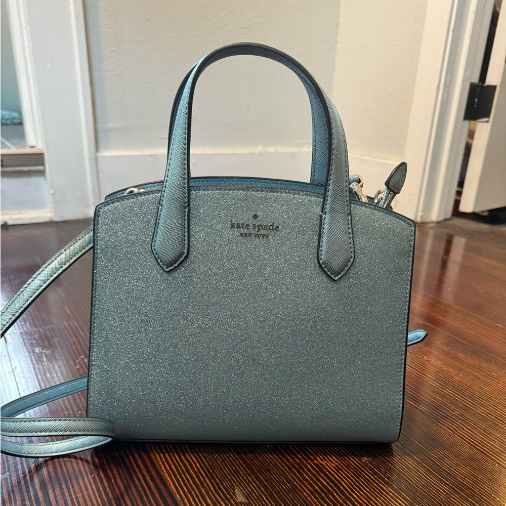 Kate Spade Light Blue Handbag Sparkly Never Worn